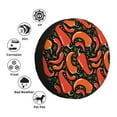 thumbnail image 4 of Goofa Red Hot Chili Pattern Universal Tire Cover for Jeep, SUV, Truck, and Trailer – Waterproof, UV-Resistant,Easy to Install, Fits 14"-17" Tires-14 inch, 4 of 6