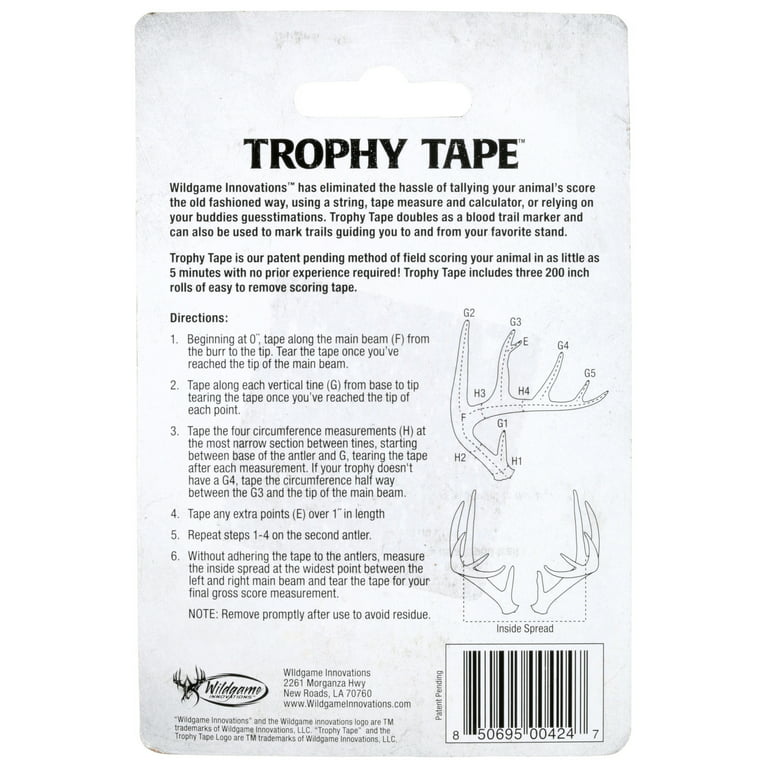 Wildgame Innovations Trophy Tape speeds buck scoring