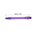 thumbnail image 2 of Uxcell 48mm Dart Shafts, Medium 2BA Thread Aluminum Dart Stems - 9 Pack (Purple), 2 of 5
