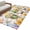 Yellow Light Purple Light Pink, variant on Sunflowers Area Rugs 2.7'x5', Washable Small Throw Rugs for Kitchen Bedroom, Spring Gnomes Hydrangea Daisy Flowers Pink Plaid Indoor Outdoor Rug Non-Slip Low Pile Carpet Runner Reversible Floor Mats
