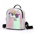 thumbnail image 1 of Bolsa Mochila de lentejuelas con purpurina, mochilas de hombro de viaje con diseño de caballo de dibujos animados para niñas Tmvgtek Para Estrenar, 1 of 8