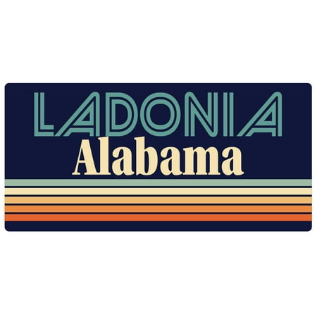 

Ladonia Alabama 5 x 2.5-Inch Fridge Magnet Retro Design