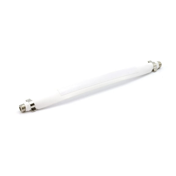 THE CIMPLE CO - Coaxial Cable Jumper -White Flat Coax F Connector Cable Windows Doors - 8 Inches