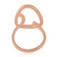 thumbnail image 3 of KIRAN FINE JEWEL CZ Diamond Statement Ring Rose Gold Plated 925 Sterling Silver Wedding Women Gemstone Statement Jewelry Gift For Her, 3 of 5