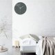 thumbnail image 2 of Kitchen Modern Wall Clock with Numbers, Round Wall Decorative Clock, Silent Non-Ticking Digital Hanging Glass Clock for Living Room/ 12 Inch - Grey, 2 of 5