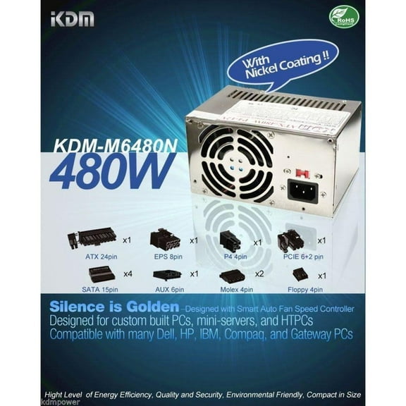Power 500W FOR Power Supply PS-6351-2 DPS-350XB-2 A ATX0350D5WA K692G ATX0300D5WB 50N