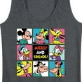 thumbnail image 3 of Mickey And Friends Grid - Women's Racerback Tank Top, 3 of 6