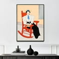 thumbnail image 1 of Young Woman Seated in a Red Rocking Chair - ca. 1895–1900 | Edward Penfield | Premium Fine Art Print | 19th Century American | Illustration, American Golden Age | Portrait, 1 of 7