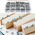 thumbnail image 3 of 375pcs Bolts And Nuts Assortment Kit Stainless Steel Bolts Nuts Washers Kit for Repairing, 3 of 9