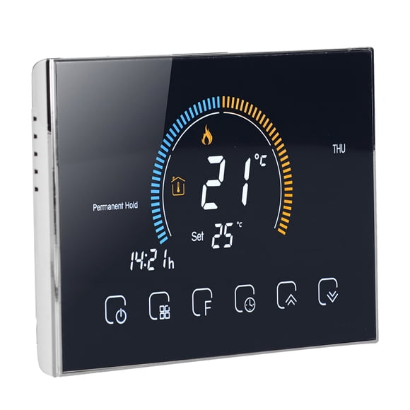 Thermostat, Thermostat Intelligent Fonction Mémoire ABS pour Outil de Test pour la Maison BHT-8000GC-Black