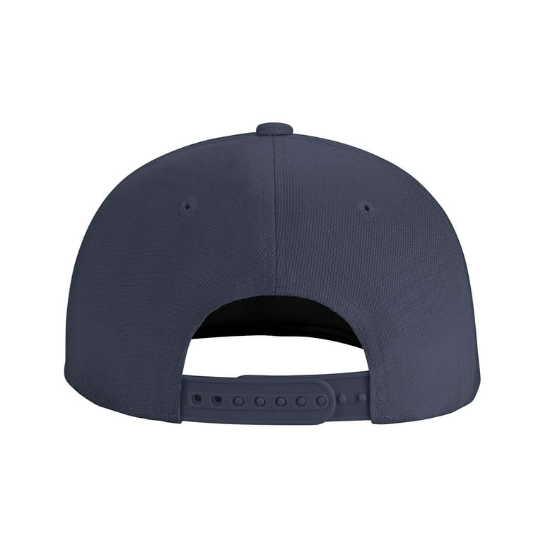 (Blue) Baseball Flag Cap Hat Snapback Brim Pattern Map Adjustable Hats, Flat Venezuela TEQUAN Men