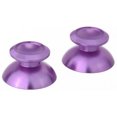 thumbnail image 2 of YUNDAP Grip Stick for PS4 Xbox One Game System Controller Universal Metal Mushroom Rocker Cap 2pcs Purple, 2 of 8
