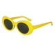 thumbnail image 2 of Gafas de sol con lentes ovaladas, estilo retro, atrevido y moderno, montura gruesa, estilo vintage de los años 80. B 2, 2 of 6