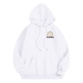 thumbnail image 3 of TINZ Sweat à Capuche Imprimé Arc-en-Ciel pour Femmes, Manches Longues avec Poches, Sweat à Capuche Simple pour Femmes, Sweat à Capuche Long pour Femmes, 3 of 6