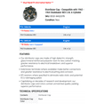 thumbnail image 2 of Distributor Cap - Compatible with 1963 - 1964 Studebaker 8E5 2.8L 6-Cylinder, 2 of 2