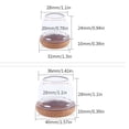 thumbnail image 2 of BUYISI Chair Leg Elastic Soft Glue Fits All Shape Hardwood Floors 8 Pack Medium round, 2 of 5