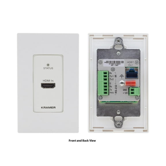 US-D-size Wall-Plate Transmitter with White & Black Decora Design Frame Sets