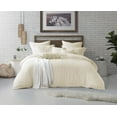 thumbnail image 3 of Natural Crinkle Fabric Ultra Soft Solid Duvet Cover Set - Zipper Closure, 3 of 3