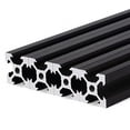thumbnail image 7 of 1220mm V Type 2020 Aluminum Extrusion Profile European Standard Anodized Linear Rail Guide (10PCS 1220mm (48inch), Black), 7 of 7