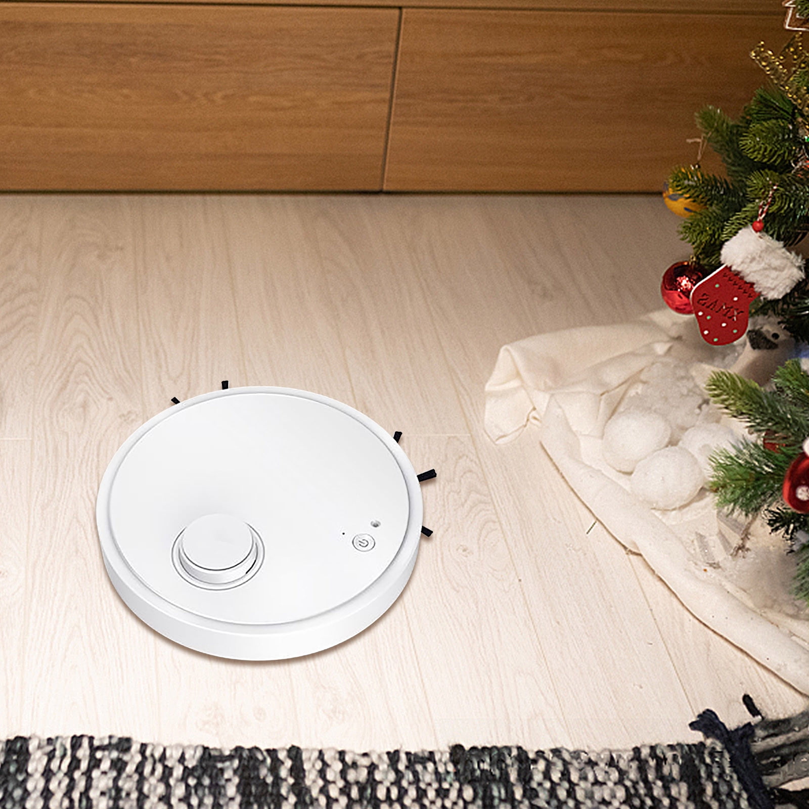 PRETXORVE Robot Vacuum, Automatic Robot Vacuum Cleaner - Bot Self Detects Stairs Pet Hair Allergies Robotic Home Cleaning for Carpet Hardwood Tile Floor