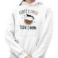 thumbnail image 2 of First I Coffee Then I Mom Hoodie Sweatshirt Unisex 5X-Large White, 2 of 5