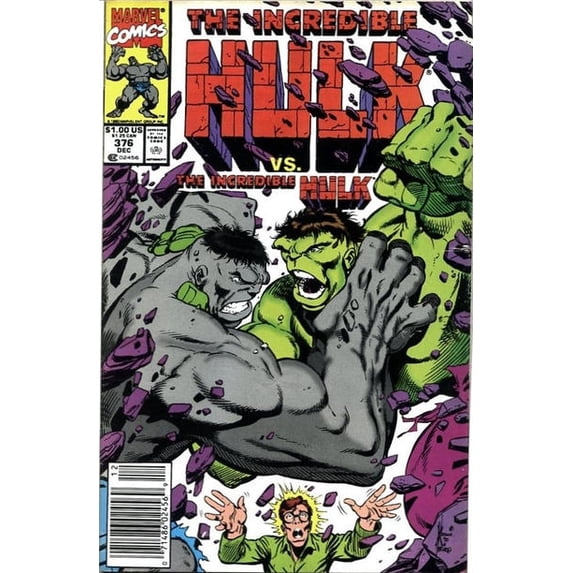 Incredible Hulk, The #376 (Newsstand) VF ; Marvel Comic Book