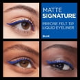 thumbnail image 4 of L'Oreal Paris Makeup Matte Signature Liquid Dip Eyeliner Impermeable Aplicación precisa y fácil Uso durante todo el día Acabado mate vivo Azul 0.07 fl; Onz., 4 of 8