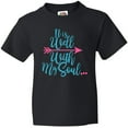 thumbnail image 3 of Inktastic It Is Well with my Soul Pink Arrow Youth T-Shirt, 3 of 5