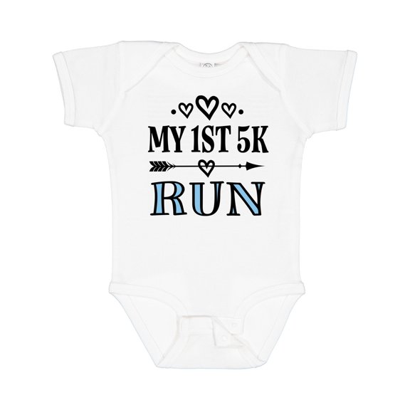 Inktastic 1st 5K Race Running Fitness Girls Baby Bodysuit