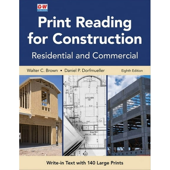 Print Reading for Construction: Residential and Commercial, (Paperback)
