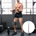 thumbnail image 4 of WHAMVOX 1Pcs Support de Poids Acier de Haute Qualité Noir pour Rangement de Barre de Gym, 4 of 8