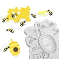thumbnail image 6 of Honeycomb Silicone Molds Honeybee Fondant Molds Bumble Bee Silicone Mold for Cake Decoration Cupcake Topper Chocolate Candy Polymer Clay Gum Paste, 6 of 7
