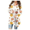 thumbnail image 1 of Cardigan Femme Mode Femme Imprimé Ample Manches Longues Cardigan Manteau Blouse Vestes de Course pour Femmes en Liquidation, 1 of 6