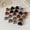 Keel clip mixed color 20 pack, variant on Retro Acetate Print Hair Claw Set, Mini Shark Clips for Half-Updos & Strands-Keel clip mixed color 20 pack