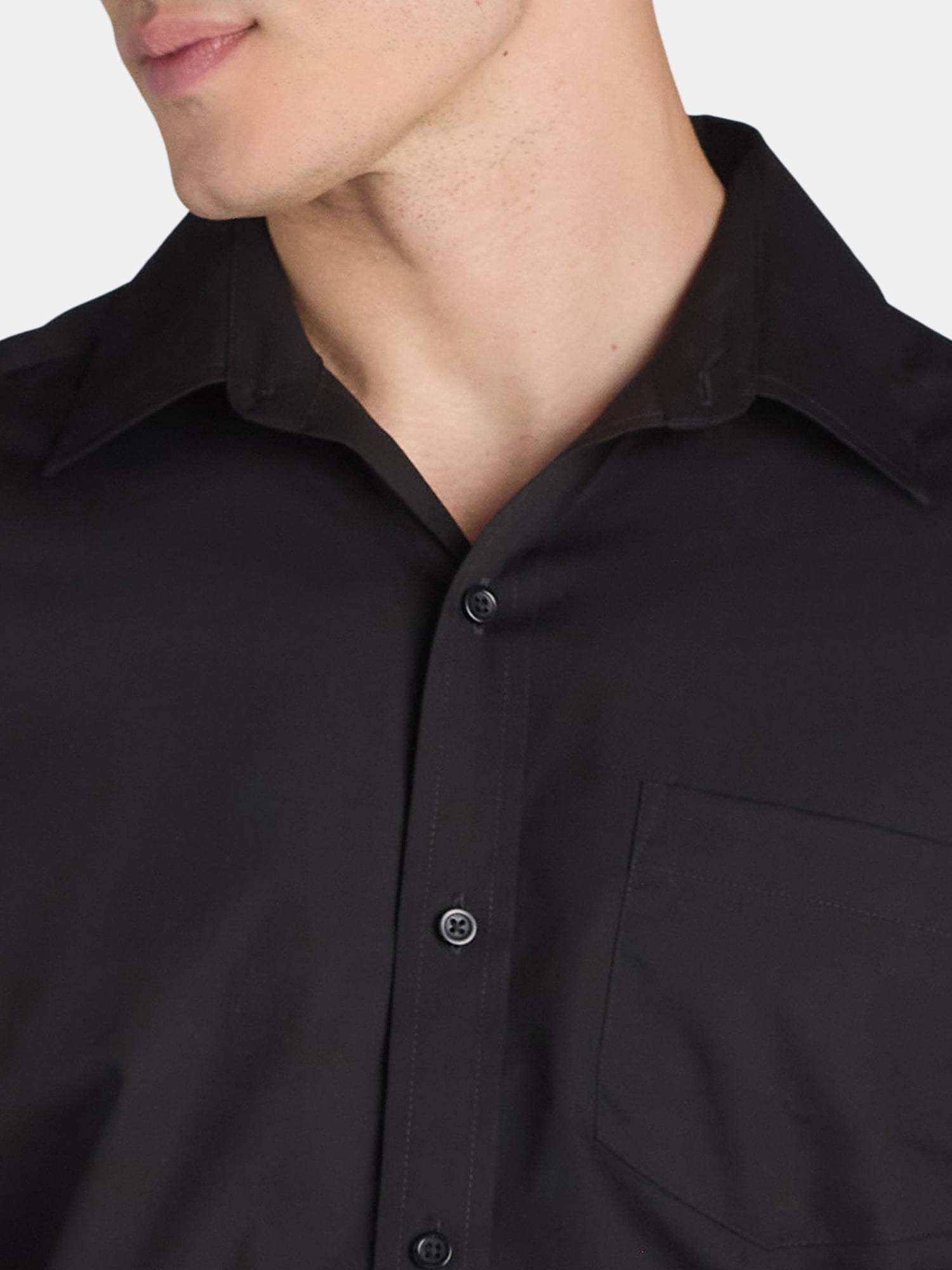 George Men's & Big Men's Classic Fit Dress Shirt with Long Sleeves, Sizes S-3XL