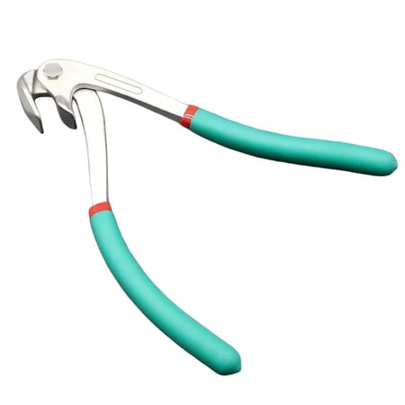 Nnndbs Paintless Dent Repair Pliers Stainless Steel Auto Body Sheet Metal Hole Smoothing Tool for Car Door Edge Dent Removal and Repair