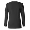thumbnail image 4 of Women's St. Patrick's Day Tops Long Sleeve Irish Shamrock Graphic Tee Shirts Holiday Irish Casual Crew Neck Blouse, 4 of 5