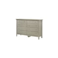thumbnail image 5 of 10-Drawer Double Dresser - Silver Champagne Finish - Real Wood Veneer - Fully Assembled, 5 of 5