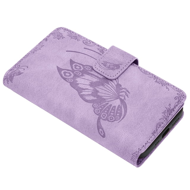 Funda Tipo Billetera Para Teléfono, Funda Abatible A Prueba De Golpes, Funda Protectora De Piel Sintética Antiarañazos Para 12 Pro ANGGREK Otros