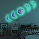 thumbnail image 4 of Pegatinas de pared luminosas, 5 unidades/juego de pegatinas de pared brillantes, pegatinas de luna, máxima comodidad, 4 of 8