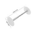 thumbnail image 2 of ETHZZLE 1Set Stainless Steel Door Locks Cover Plate White for Home Security and Easy Installation, 2 of 8