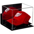 thumbnail image 2 of Better Display Cases Versatile Acrylic Display Case - Small Rectangle Box with Black Risers Mirror and Wall Mount 8.75" x 7.75" x 7" (A006-BR), 2 of 5