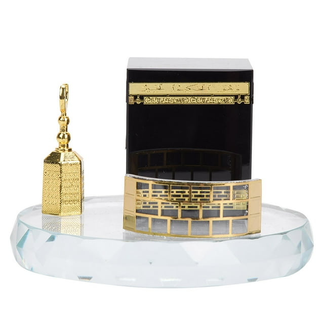 Décoration Musulmane, Cristal Musulman Doré Caaba Musulman Fournit Artisanat Musulman Modèle Meilleur dans la Classe