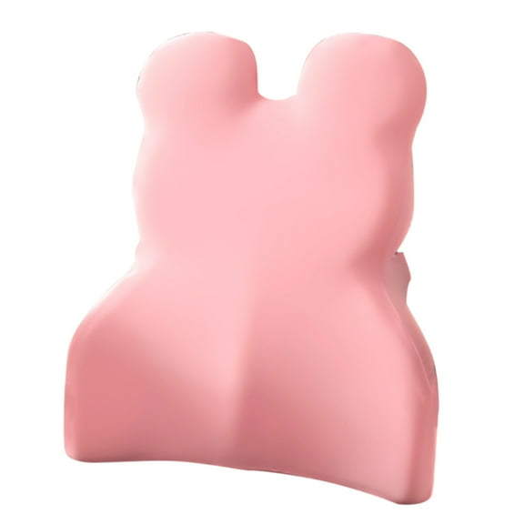 Lumbar Support Cushion, Back Cushion for Chair, Foam Cushion for Office Chair, Polyester, Ergonomic Design, 17.3 x 16.4 x 3.9 in（44 x 41 x 10 cm）, Easy to Wash