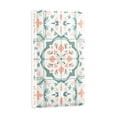thumbnail image 2 of Yayeee Blank Wall Plate Cover 1-Gang 4.5"x2.7" Home Unused Decorative Outlet, Green Geometric Pattern, 2 of 7