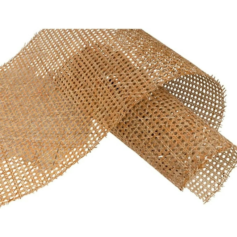 1 Roll of Cane Webbing Imitation Rattan Webbing for Caning Projects Furniture Woven Mesh Cane, Size: 100.00X35.00X0.10CM, Brown