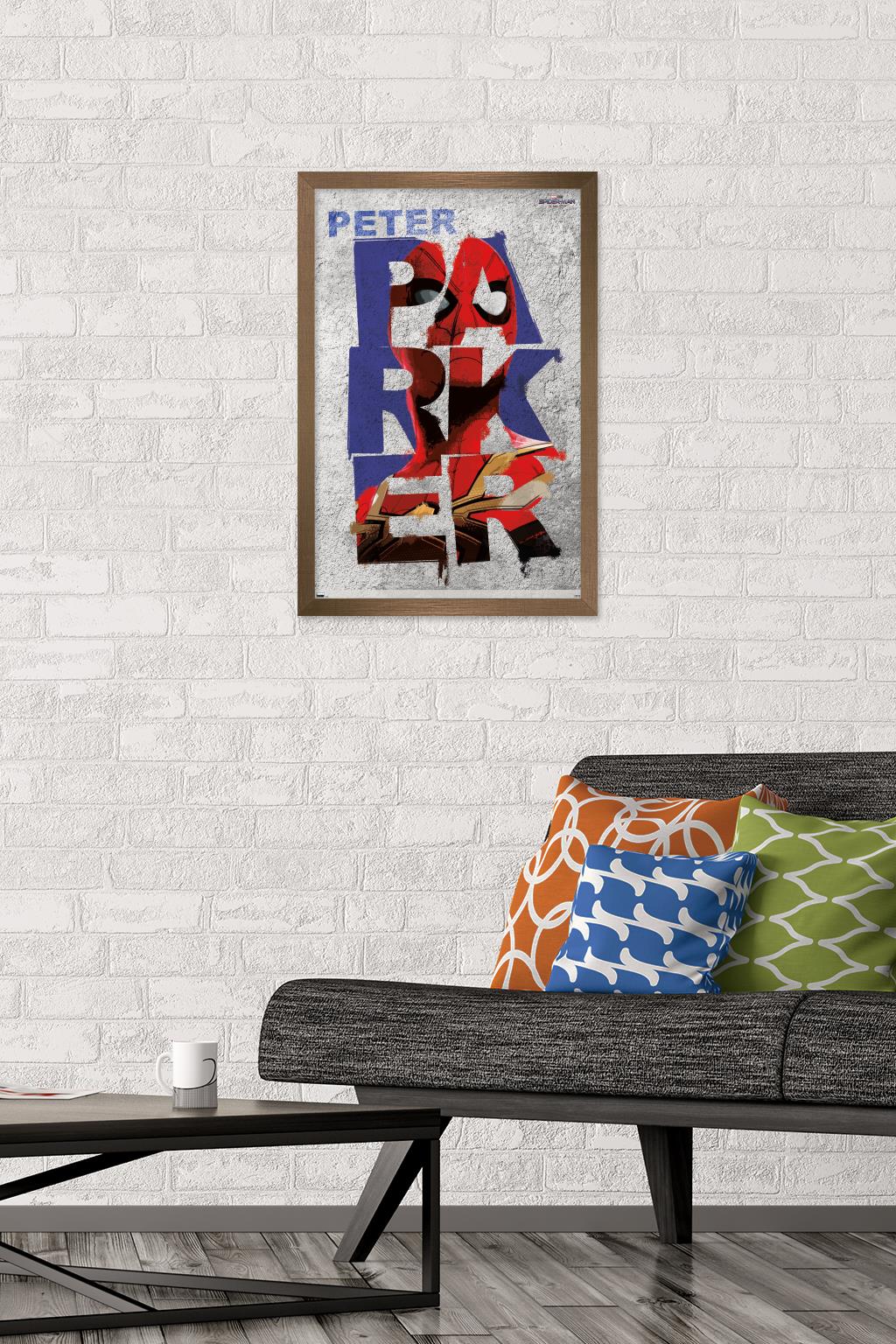 Marvel Spider-Man: No Way Home - Parker Wall Poster, 14.725" x 22.375" Framed