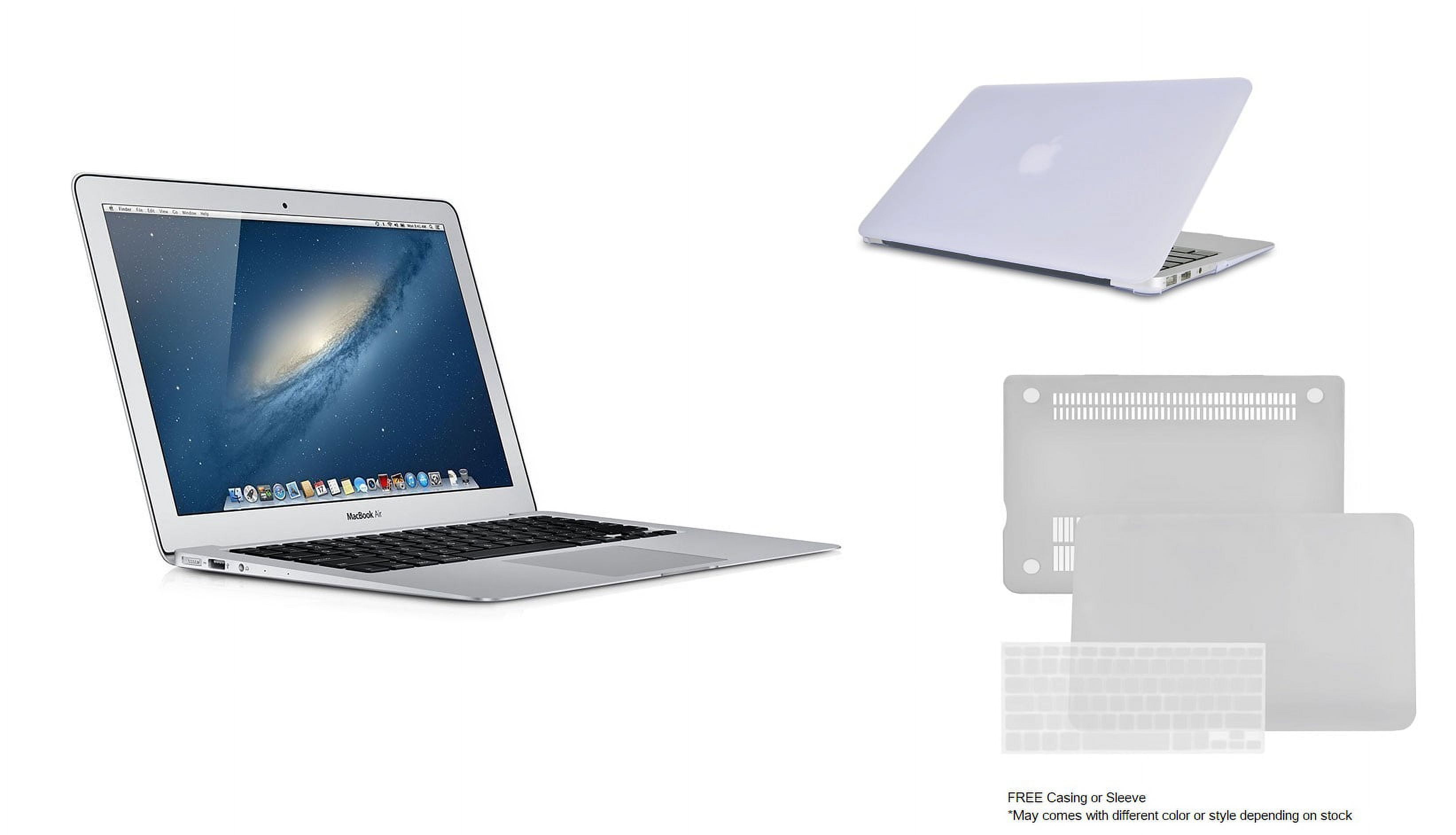 Apple MacBook Air 11.6" Laptop, Intel Core i5, 4GB RAM, 128GB SSD, LED Notebook - MJVM2LL/A (Early 2015), Mac OS X version 10.10 pre installed, Silver