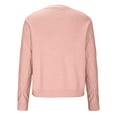 thumbnail image 5 of Womens Cardigans Lightweigh Solid Color Sweater Coat Long Sleeve V-Neck Knitted Top Single Breasted Jacket Fall Clothes 2024 (Pink L), 5 of 6