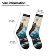 thumbnail image 2 of Fuzoiu Iceberg Bald Eagle Print Kids Socks For Boys Girls,Grip Crew Socks with Non Slip,Lightweight Stretch Crew Socks,Toddlers Crew Boot Socks, 2 of 5